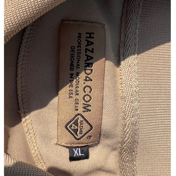 Hazard 4 NRA Polo Shirt Mens XL Tactical Patch Military Training Beige‎ - Picture 3 of 6